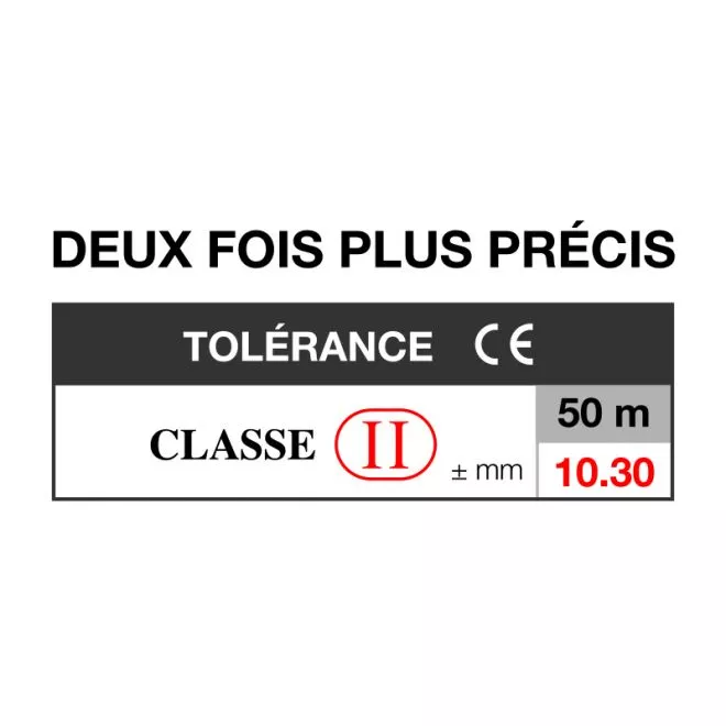 Mesure Longue Fibre Classe 2 METRICA 30m X 19mm - 40113 8 Mesure Longue Fibre Classe 2 METRICA 30m X 19mm - 40113 – Image 6