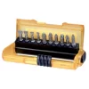 Coffret D'embouts De Vissage DEWALT - 10 Pièces - Pozidriv / Phillips / Plat / Porte-embout Magnétique - DT7915 -Electro Tool Soldes AEA10006 1