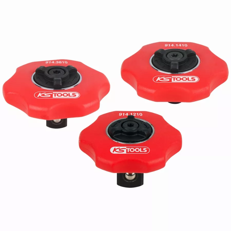 Jeu De Mini-cliquets Réversibles Sans Manche 1/4+3/8+1/2'' KS TOOLS - 914.1215 3 Jeu De Mini-cliquets Réversibles Sans Manche 1/4+3/8+1/2'' KS TOOLS - 914.1215