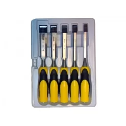 Jeux 5 Ciseaux à Bois STANLEY Dynagrip - 2-16-888