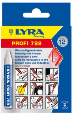Craie De Marquage Blanche OMYACOLOR - Boîte De 12 - 4880001 -Electro Tool Soldes CXA10068 2