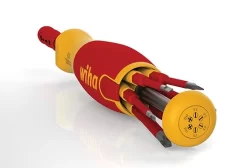 Tournevis Porte Embout Slim VDE 75 Mm WIHA Liftup - 6 Embouts FENTE /PH /XENO PZ2 - 38611 -Electro Tool Soldes EGA20050 4