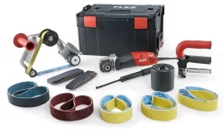 Satineuse Et Ponceuse à Bande Pour Tubes TRINOXFLEX BSE 14-3 INOX Set FLEX - 433.454 -Electro Tool Soldes FLE00072 1