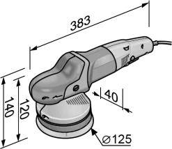 Polisseuse Orbitale à Entraînement Forcé XCE 10-8 125 P-Set FLEX - En L-Boxx Avec Accessoires - 447269 -Electro Tool Soldes FLE00092 16
