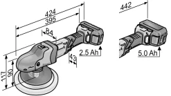 Polisseuse à Rotation Sans Fil PE 150 18.0-EC/5.0 P-Set FLEX - 461229 9 Polisseuse à Rotation Sans Fil PE 150 18.0-EC/5.0 P-Set FLEX - 461229 -Electro Tool Soldes FLE00120 3