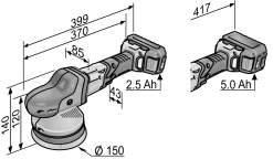 Polisseuse Excentrique 18V XFE 15 150 18.0-EC/5.0 P-Set C FLEX - 2 Batteries + Chargeur - En Coffret - 461237 14 Polisseuse Excentrique 18V XFE 15 150 18.0-EC/5.0 P-Set C FLEX - 2 Batteries + Chargeur - En Coffret - 461237 -Electro Tool Soldes FLE00121 17