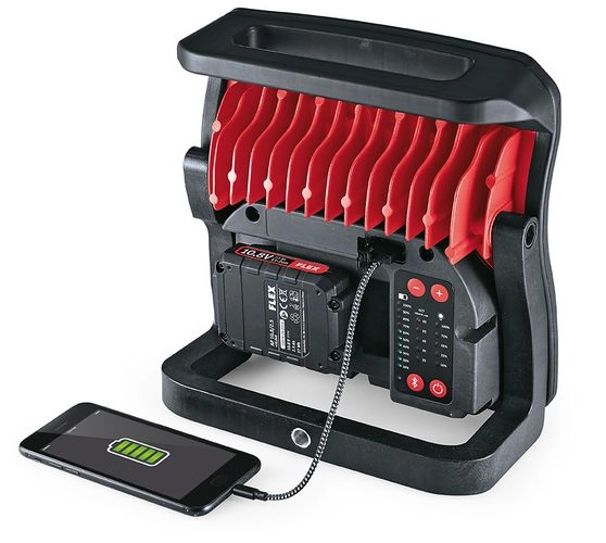 Lampe LED à Spectre Complet 10.8/18V DWL 2500 10.8/18.0 FLEX - Sans Batterie Ni Chargeur - 486728 6 Lampe LED à Spectre Complet 10.8/18V DWL 2500 10.8/18.0 FLEX - Sans Batterie Ni Chargeur - 486728 – Image 4