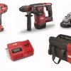 Lot 18V FLEX - Perceuse-visseuse + Perforateur + Meuleuse - 3 Batteries + Chargeur + Accessoires -Electro Tool Soldes FLE00255 1