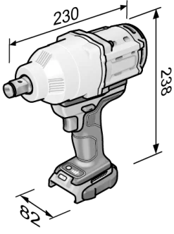 Clé à Choc Sur Batterie IW 3/4" 18.0-EC/5.0 Set FLEX - 920304 -Electro Tool Soldes FLE00328 5