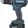 Perceuse Visseuse à Percussion 18 V Li-Ion 5 Ah Ø 13 Mm MAKITA - 2 Batteries, Chargeur, Coffret - DHP482RTJ