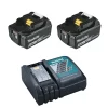Pack MAKITA 2 Batteries BL1850B + Chargeur DC18RC - 197570-9
