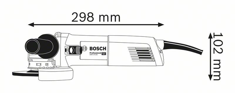 Meuleuse BOSCH X-Lock GWX 14-25 - 1400W Ø125 Mm - 06017B7000 3 Meuleuse BOSCH X-Lock GWX 14-25 - 1400W Ø125 Mm - 06017B7000