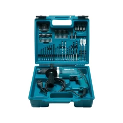 Perceuse à Percussion MAKITA - 710W + Kit Accessoires - HP1631KX3
