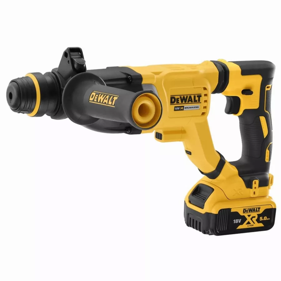 Perforateur-burineur SDS-Plus XR 18V 5aH Li-ion DEWALT - 3 Joules - Ø28 Mm - En Coffret Avec Batterie Et Chageur - DCH263P1-QW 4 Perforateur-burineur SDS-Plus XR 18V 5aH Li-ion DEWALT - 3 Joules - Ø28 Mm - En Coffret Avec Batterie Et Chageur - DCH263P1-QW – Image 2