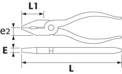 Pince Universelle Bimatiere Avec Ressort 165 Mm SAM - 204R16GFME -Electro Tool Soldes SAM01052 5