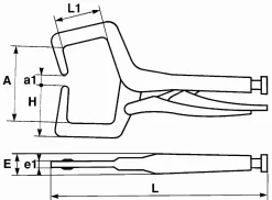Pince Etau Longue Portee 460 Mm SAM - 21946 -Electro Tool Soldes SAM01118 5