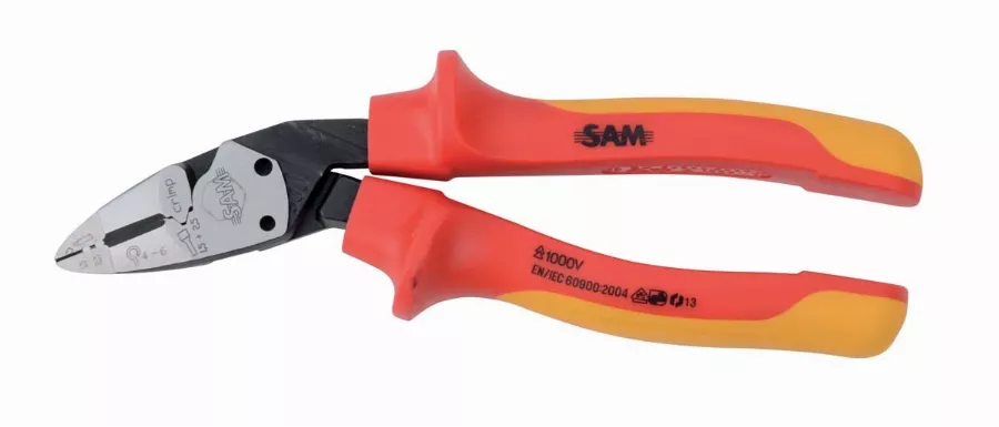 Pince Coupante Diagonale Isolee 1000 Volts Multi Fonctions SAM - 25018TI 3 Pince Coupante Diagonale Isolee 1000 Volts Multi Fonctions SAM - 25018TI