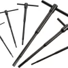 Jeu 6 Clés Males 6 Pans 3 Extrémités En T SAM - 62CTJ6 -Electro Tool Soldes SAM02322 1