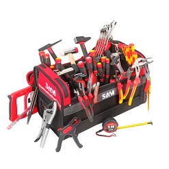 Caisse Textile 39l Avec Compo. Maintenance électricien 67 Outils SAM - CPP67BAG