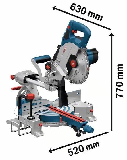 Scie Sur Table BITURBO BOSCH GCM 18V-216 Solo - 0601B41000 4 Scie Sur Table BITURBO BOSCH GCM 18V-216 Solo - 0601B41000 – Image 2