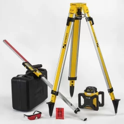 Laser Rotatif STABILA LAR 160 - Avec Trépied Bâtiment BST-S + Latte à Niveler NL - 19241