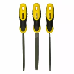 Stanley Limes Batardes 150mm - Jeu De 3pieces - 0-22-445