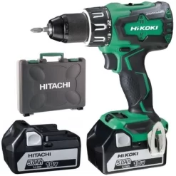 Perceuse Visseuse à Percussion 70Nm HIKOKI 18V 5.0Ah Induction - 2 Batteries + Chargeur En Coffret - DV18DBSLWJZ 5 Perceuse Visseuse à Percussion 70Nm HIKOKI 18V 5.0Ah Induction - 2 Batteries + Chargeur En Coffret - DV18DBSLWJZ -Electro Tool Soldes VOA46040 1