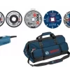 Kit 7 Disques XLock 125mm + 1 Meuleuse + 1 Sac BOSCH - 615997610 -Electro Tool Soldes bosc0463
