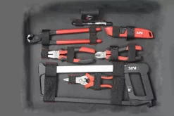 Valise Trolley + 136 Outils SAM OUTILLAGE Fermeture à Clé - CP-136N -Electro Tool Soldes cp 136n 02