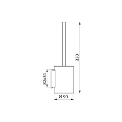 Pot à Balai WC Mural Sans Couvercle DELABIE Inox Poli Brillant - 4048P 6 Pot à Balai WC Mural Sans Couvercle DELABIE Inox Poli Brillant - 4048P -Electro Tool Soldes del00012 1