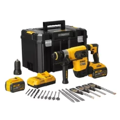Perforateur SDS-Plus XR Flexvolt 54V DEWALT 4,5J + 2 Batteries 9Ah + Coffret Tstak - DCH417X2-QW -Electro Tool Soldes dew00039 1