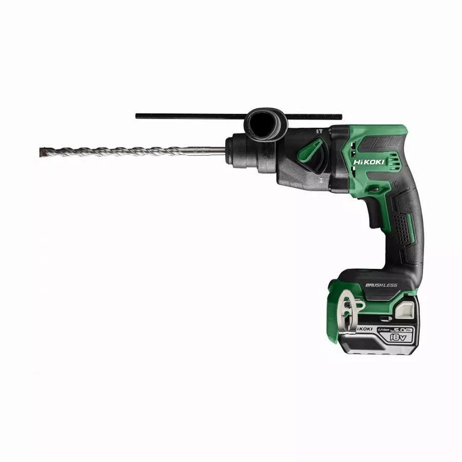 Perforateur SDS+ 18 Mm Brushless 18V HIKOKI 5Ah Compact Li-Ion 1.3J - DH18DPBWPZ 3 Perforateur SDS+ 18 Mm Brushless 18V HIKOKI 5Ah Compact Li-Ion 1.3J - DH18DPBWPZ