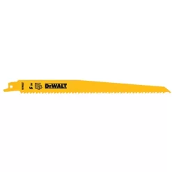 Lame Scie Sabre BIM Plungepoint DEWALT Pour Coupe Bois 228 Mm - DT2349-QZ