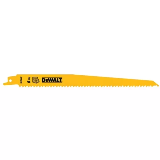 Lame Scie Sabre BIM Plungepoint DEWALT Pour Coupe Bois 228 Mm - DT2349-QZ -Electro Tool Soldes dt2349 1