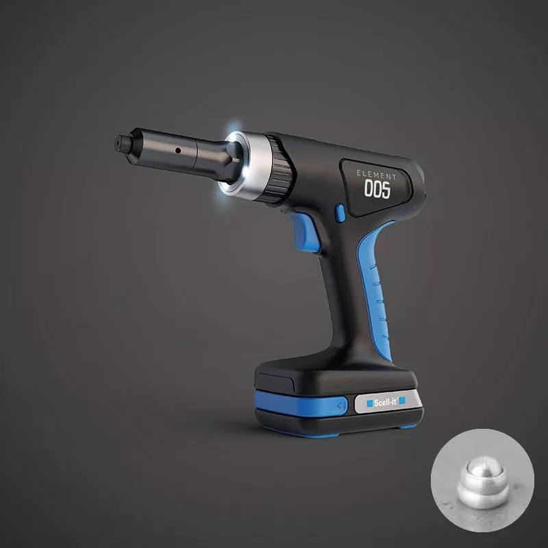 Riveteuse 18V SCELL IT Pour Ø2.4 - 4.8 Mm - Sans Batterie - E-005-BODY 4 Riveteuse 18V SCELL IT Pour Ø2.4 - 4.8 Mm - Sans Batterie - E-005-BODY – Image 2