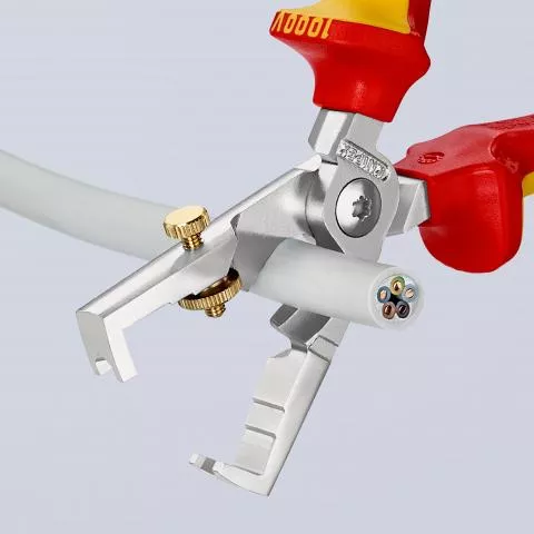 KNIPEX Pince à Dénuder Et Coupe-câbles KNIPPEX StriX - 13 66 180 3 KNIPEX Pince à Dénuder Et Coupe-câbles KNIPPEX StriX - 13 66 180