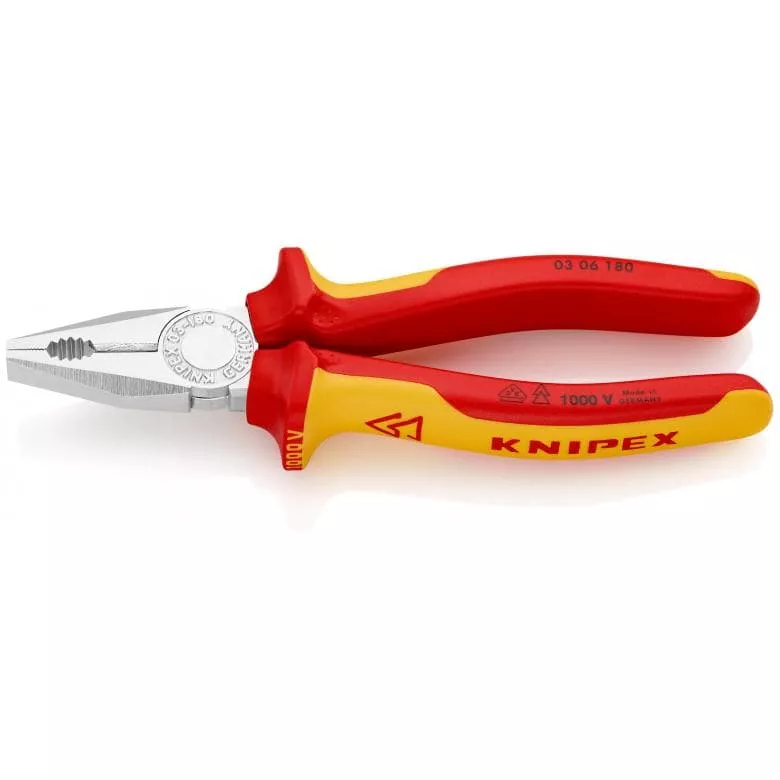 Pince Universelle KNIPEX Isolé 1000 V - 03 06 180 5 Pince Universelle KNIPEX Isolé 1000 V - 03 06 180 – Image 3