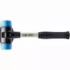 Maillet HALDER SIMPLEX TPE Souple Avec Boîtier En Fonte Malléable Renforcée Et Manche En Fibre De Verre - D=60 Mm - 3701.060