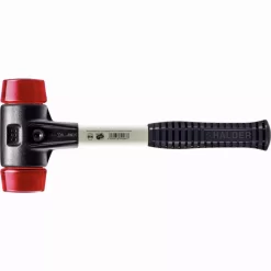 Maillet HALDER SIMPLEX Plastique Avec Boîtier En Fonte Malléable Renforcée Et Manche En Fibre De Verre - D=60 Mm - 3706.060