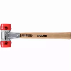 Maillet BASEPLEX, Acétate De Cellulose / Acétate De Cellulose Avec Boîtier En Zinc Moulé Et Manche En Bois - D=50 Mm - 3906.050