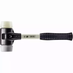 Maillet HALDER SIMPLEX TPE Moyen / Nylon Avec Boîtier En Fonte Malléable Renforcée Et Manche En Fibre De Verre - D=40 Mm - 3738.040