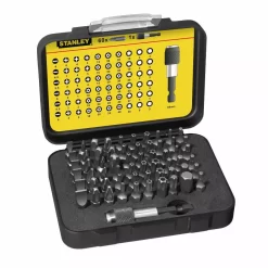 Stanley Coffret D’embouts De Vissage 1/4" 25 mm - Jeu De 61pieces - Gamme Pro - 1-13-902